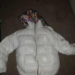 White Puffer Coat