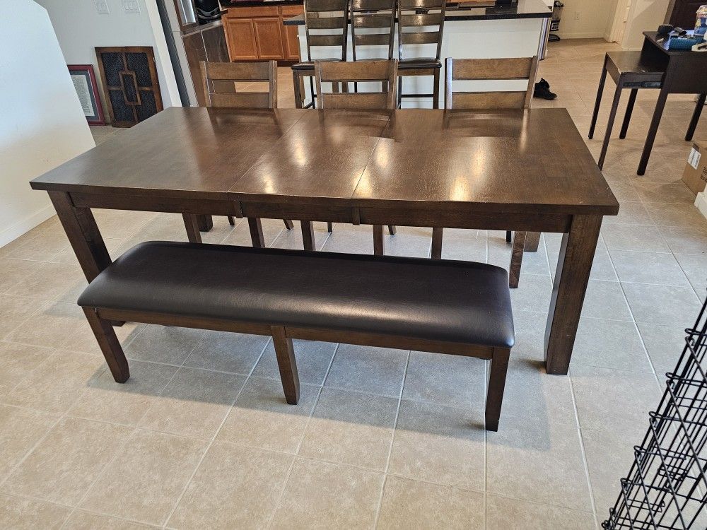 Dinning Table Set With Kitchen Island Chairs