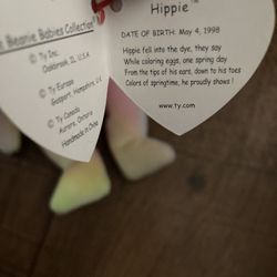 “HIPPIE” BEANIE BABY