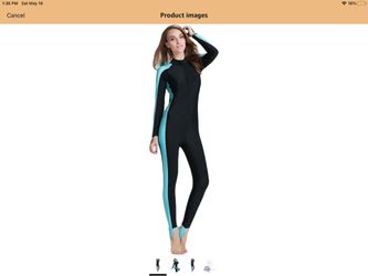 Micosuza One Piece Swimsuit/Surfing Suit Sz Med (6-8)