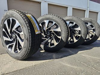 Wheels 16 5 lugs new tires Honda Stock