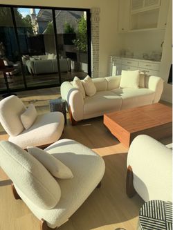 Boucle Living Room Set