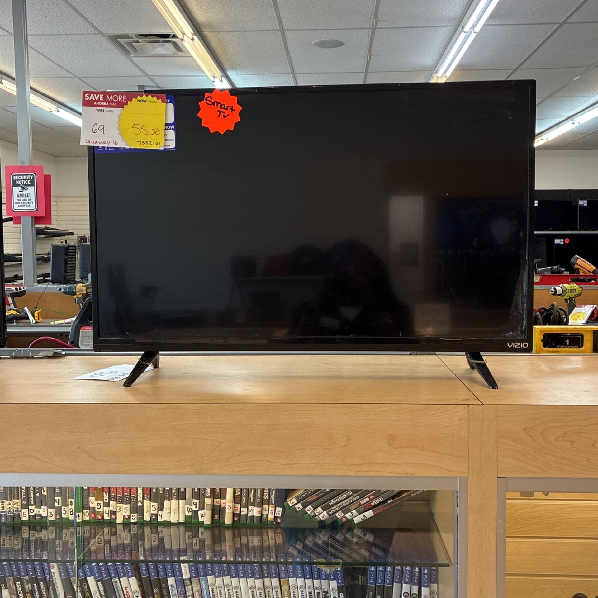 32” Tv Vizio $ 60 Only …….10$layaway 
