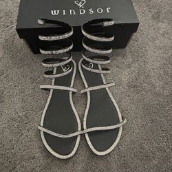 Windsor Black Flats 