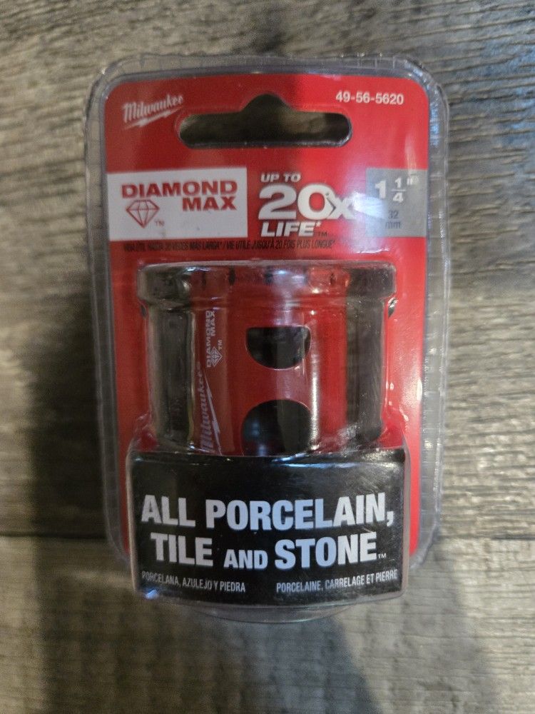 Milwaukee 1 1/4 Diamond Max Hole Saw