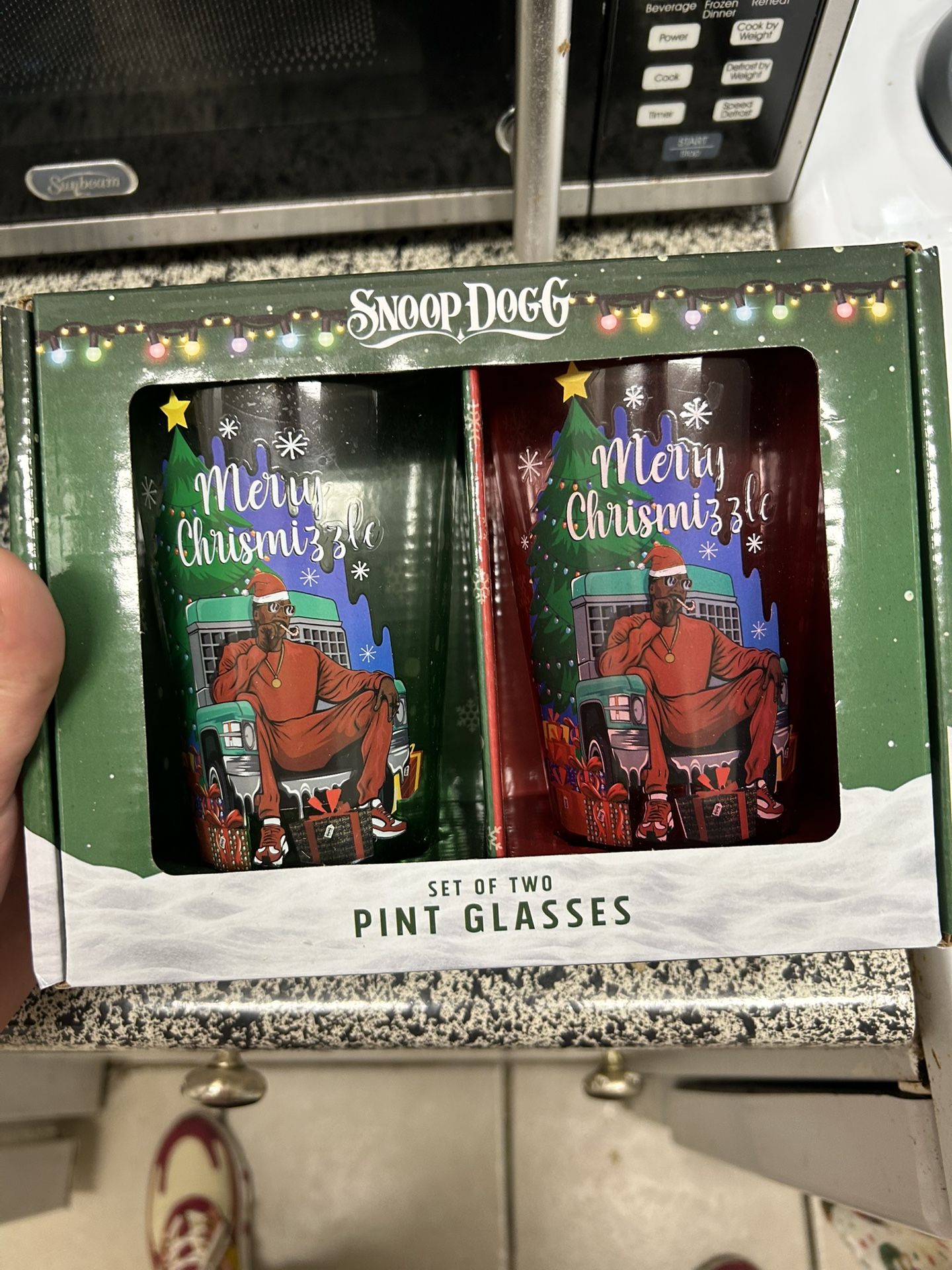 Snoop Dogg Christmas Glasses
