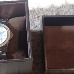 Michael Kors Women's Watch Madison Silver Tone New In Box Never Worn. 