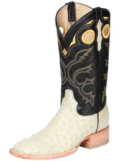 Bota rodeo original avestruz exΓ³tico
