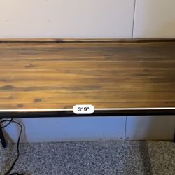 Desk with Outlets and USB Ports