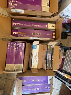 New Air filters different sizes - see description