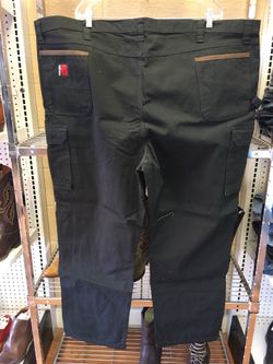 WRANGLER RIGGS WORKWEAR 52” x 32” HEAVY DUTY WORK PANTS  EXCELLENT NEW CONDITION  “2 PAIR AVAILABLE” “WE’VE MADE IT INCREDIBLY EASY AND CONVENIENT FOR