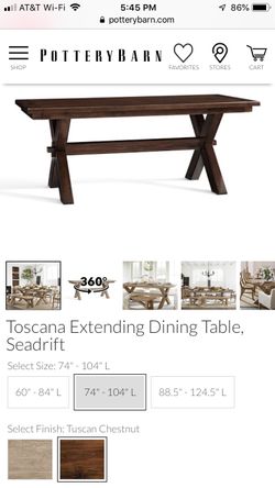 Toscana Extending Dining Table