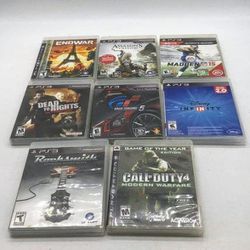 PlayStation 3 Lot Of 8 Games