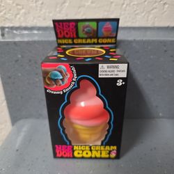 NeeDoh Orange Ice Cream Cone