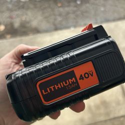 Black And Decker 40v Battery