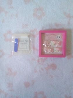 Hello Kitty Nails