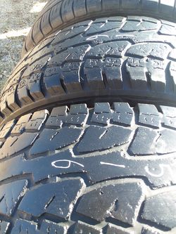 265 75 16 two good truck tires $20 each
