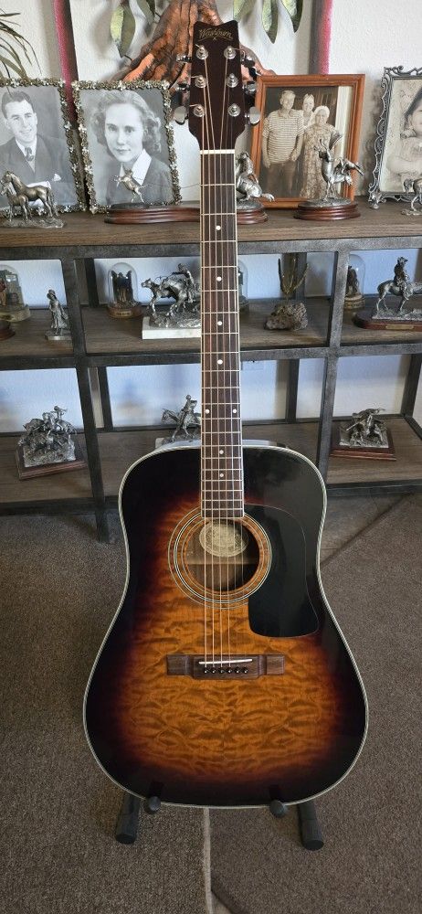 Washburn D10 QSB Acoustic Guitar