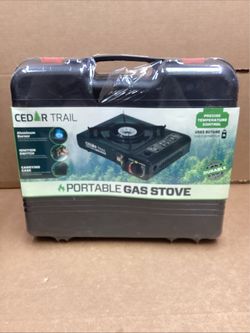 Cedar Trail Portable Butane Gas Stove with Carrying Case