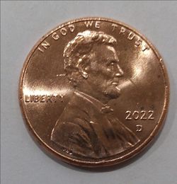 2022-D Lincoln Shield Cent | Brilliant Uncirculated (BU) Penny