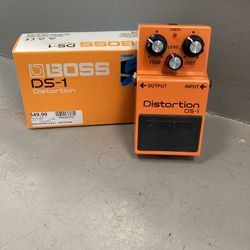 Boss DS-1 Distortion Guitar Pedal 