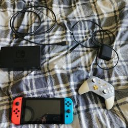 Nintendo Switch + Pro Controller (Wireless)