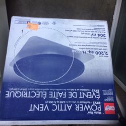 Roof power vent