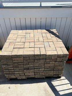 Pallet of Concrete Brick Pavers