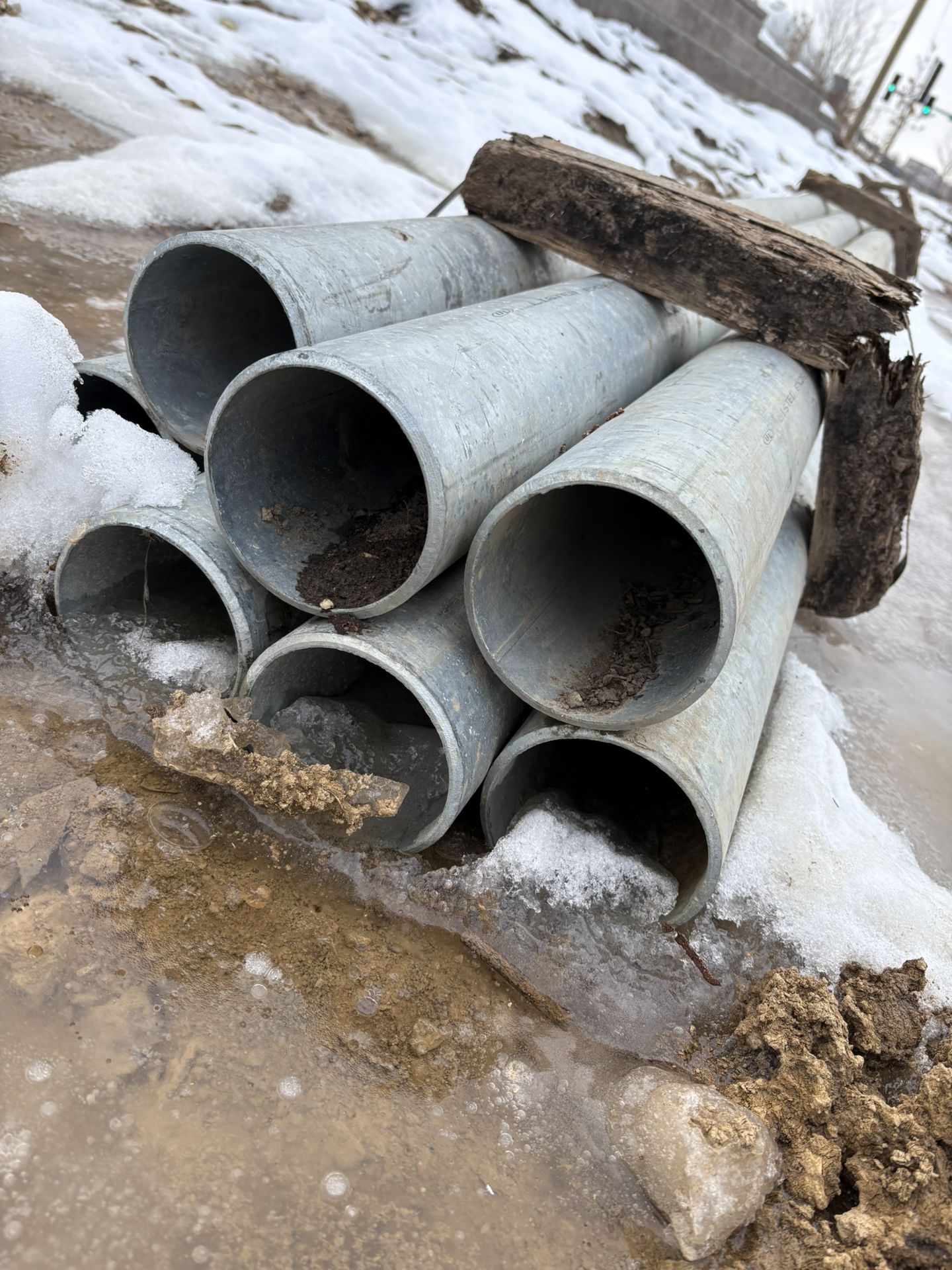40 Gage Steel Pipes
