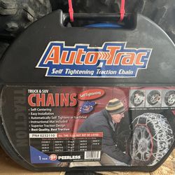 Peerless 0232110 Auto-Trac Light Truck/SUV Tire Traction Chain - 2 Count