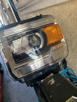 2015 gmc sierra headlight