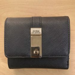 Guess Black and Silver Wallet 