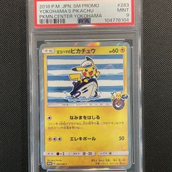 Yokohama’s Pikachu Japanese Promo PSA 9 *MINT* 283/SM-P Sailor Wishiwashi 2018 Pokemon Center Slab CGC BGS Pokémon Japan Graded