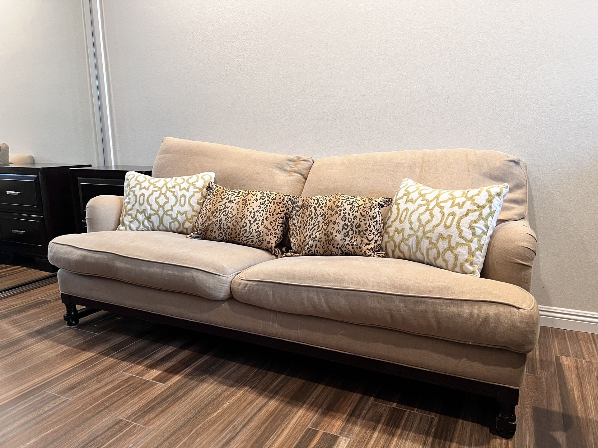 Designer Barclay Butera Down Sofa