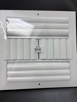 White Air Vent Cover 4 Way 10x10