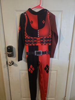 Harley Quinn Halloween Costume Jumpsuit small