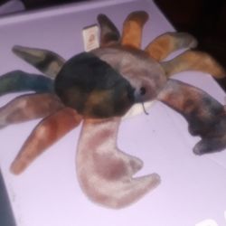 First Generation Claude, Retired Beanie Baby With Errors 