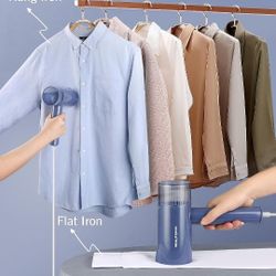 BEAUTURAL Garment Steamer, Foldable Handheld Clothes Wrinkle Remover, 30 Seconds Fast Heating, Portable Fabric Steamer