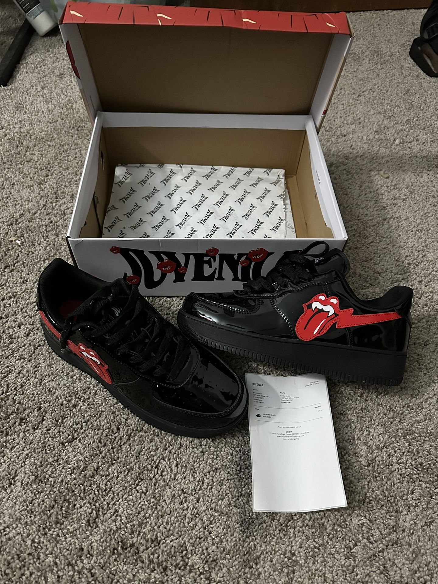 Juvenile “air Vamps” Size 8.5