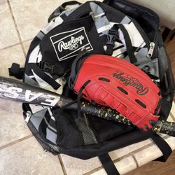 Bat Manilla Y Mochila 