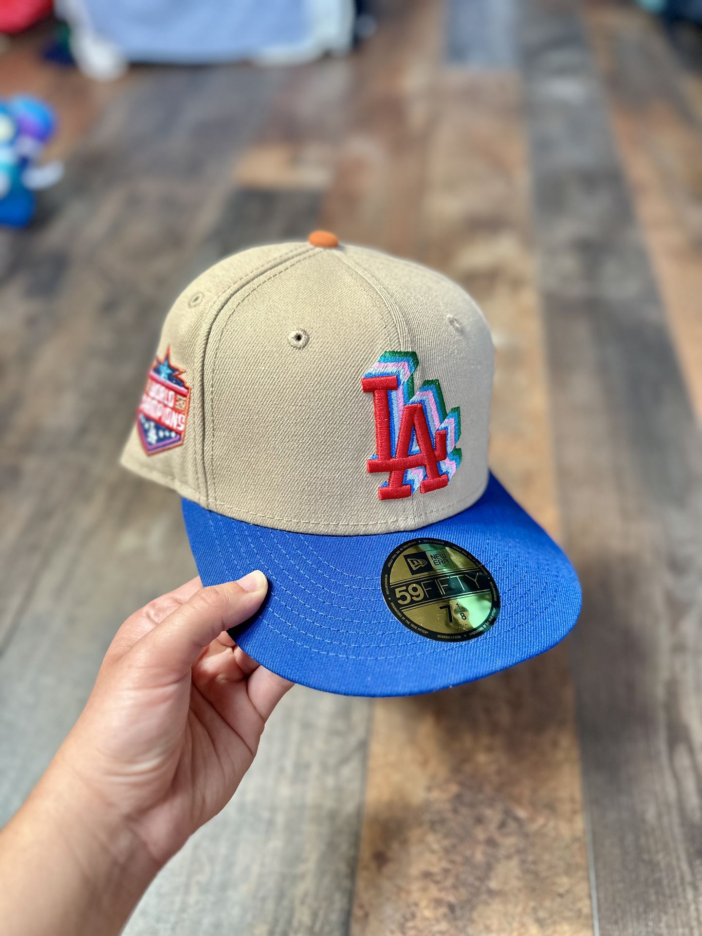 fitted la dodgers hat
