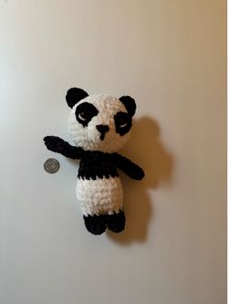 Handmade Crochet Panda Plush Toy