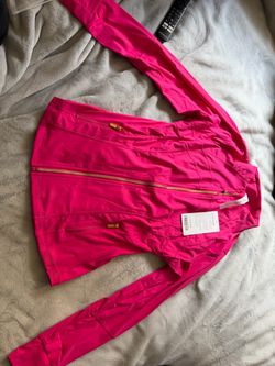 Hot pink Lulu define jacket