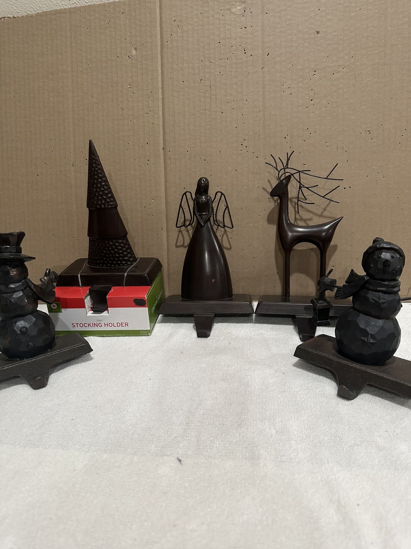 Christmas  Stocking  Holders  Set Of    5pc