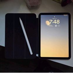 iPad Mini 6th Generation with Apple Pencil And Case