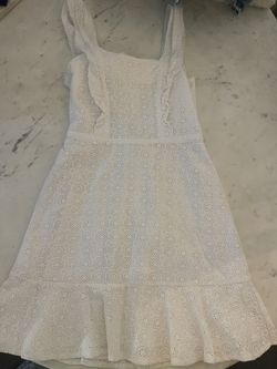 White Dress Women Small