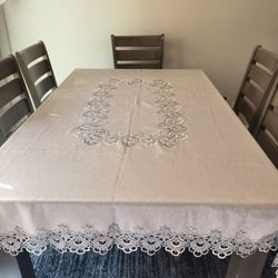 Fabric Table Cloth 80×60"