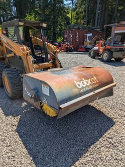 60" Bobcat Skid Steer Box Broom Sweeper