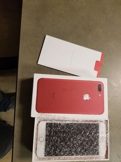 iPhone 7 plus red edition 128gb factory unlocked
