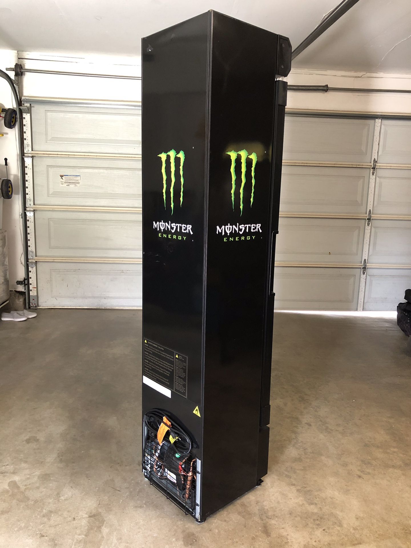 NEW MONSTER ENERGY DRINK FRIDGE COOLER REFRIGERATOR Rockstar for Sale
